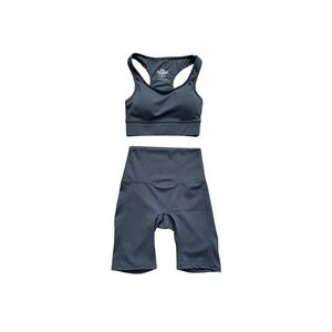 Zenana Athletic Tank Top & High Rise Wideband Biker Shorts Set-Size XS-NWOT